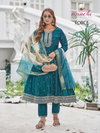 Force By Aanchi Vichitra Silk Anarkali Kurti With Bottom Dupatta Wholesale Online
